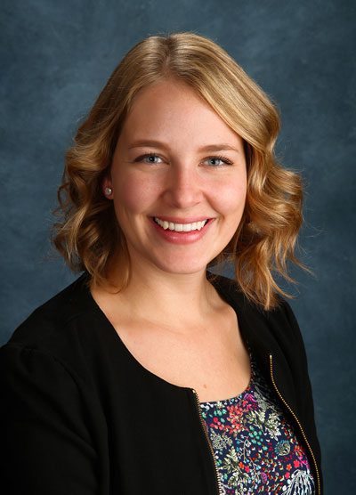 A headshot of Danielle Collins, a physician assistant at Rural Psychiatry Associates